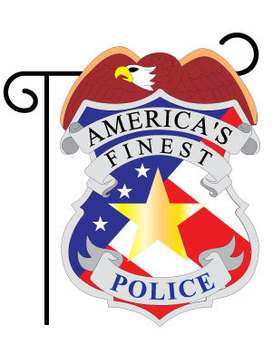Police Garden Flag