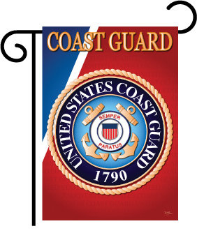 Coast Guard Garden Flag