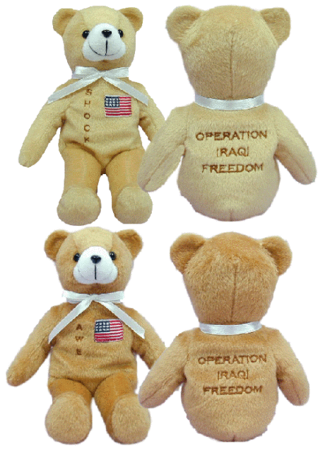 Shock and Awe Bears Set of 2